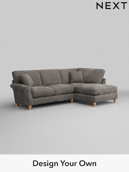 Distressed Velour/French Grey Ashford Relaxed Sit (W46004) | £2,075