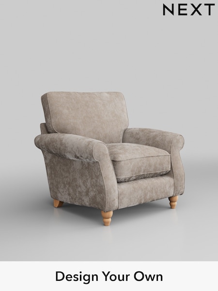 Distressed Velour/Mid Natural Ashford Relaxed Sit (W46005) | £925