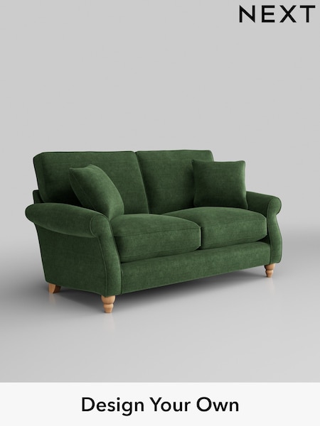 Luxe Chenille/Dark Green Ashford Relaxed Sit (W46011) | £1,425