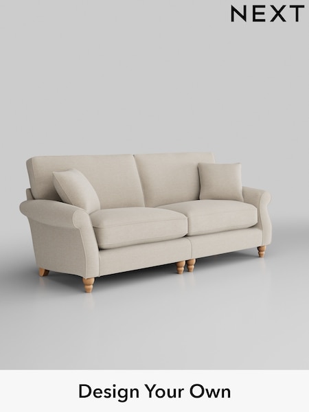 Fine Chenille Easy Clean/Oyster Ashford Relaxed Sit (W46013) | £1,525