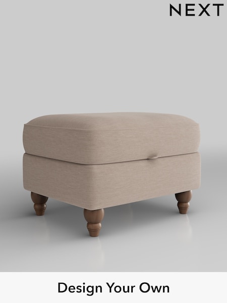 Fine Chenille Easy Clean/Mid Taupe Brown Ashford Relaxed Sit (W46015) | £499