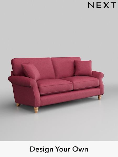 Fine Chenille Easy Clean/Mid Raspberry Pink Ashford Relaxed Sit (W46016) | £1,425