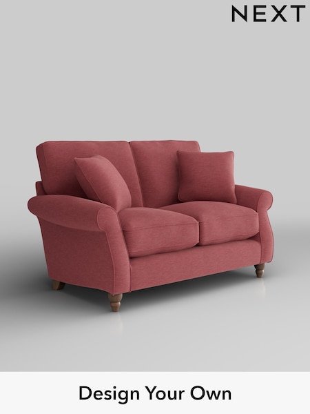 Fine Chenille Easy Clean/Mid Pink Ashford Relaxed Sit (W46020) | £1,225