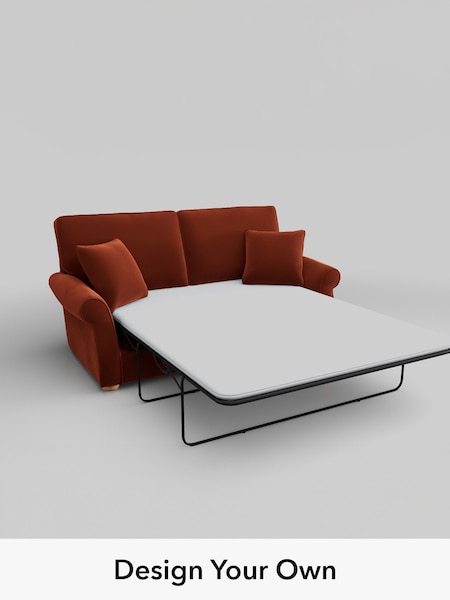 Plush Velvet Easy Clean/Ginger Orange Ashford Relaxed Sit (W46039) | £1,599