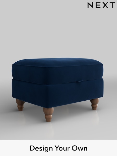 Plush Velvet Easy Clean/Navy Blue Ashford Relaxed Sit (W46045) | £499
