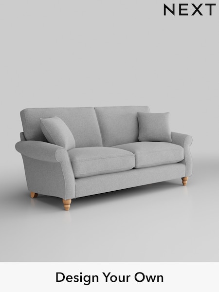 Tweedy Blend Easy Clean/Light Silver Grey Ashford Relaxed Sit (W46048) | £1,325