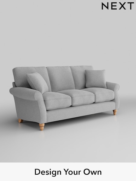 Tweedy Blend Easy Clean/Light Silver Grey Ashford Relaxed Sit (W46048) | £1,325