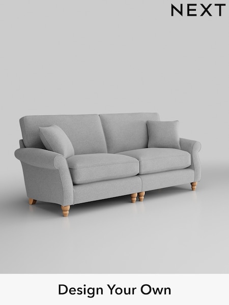 Tweedy Blend Easy Clean/Light Silver Grey Ashford Relaxed Sit (W46048) | £1,425