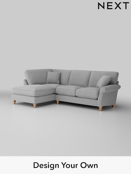 Tweedy Blend Easy Clean/Light Silver Grey Ashford Relaxed Sit (W46048) | £1,975