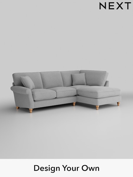 Tweedy Blend Easy Clean/Light Silver Grey Ashford Relaxed Sit (W46048) | £1,975