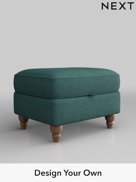 Tweedy Chenille/Dark Teal Green Ashford Relaxed Sit (W46052) | £450