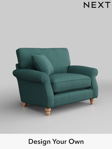 Tweedy Chenille/Dark Teal Green Ashford Relaxed Sit (W46052) | £925