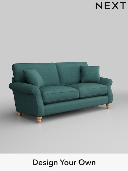 Tweedy Chenille/Dark Teal Green Ashford Relaxed Sit (W46052) | £1,325
