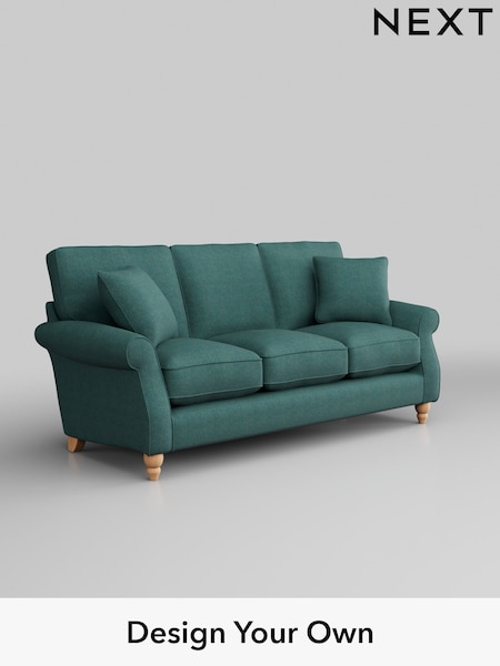 Tweedy Chenille/Dark Teal Green Ashford Relaxed Sit (W46052) | £1,325