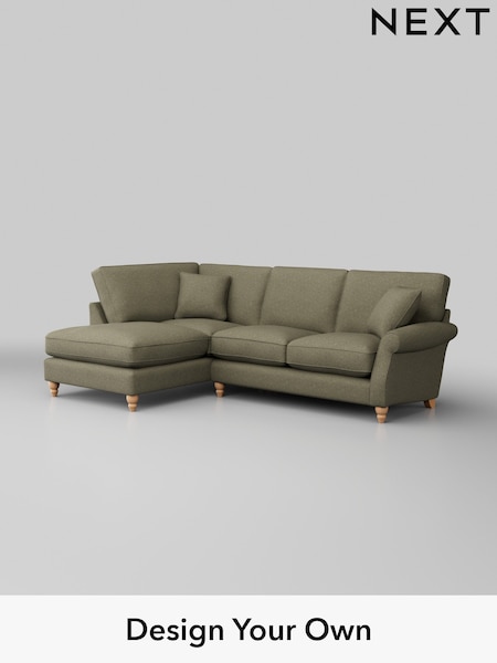 Tweedy Chenille/Mid Moss Green Ashford Relaxed Sit (W46057) | £1,975