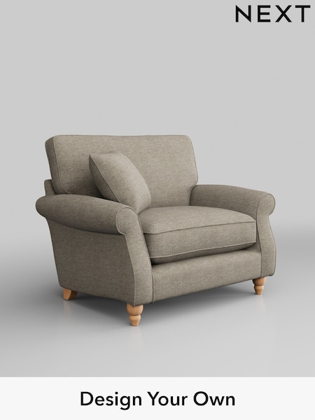 Woven Chenille Easy Clean/Mid Natural Ashford Relaxed Sit (W46061) | £1,025