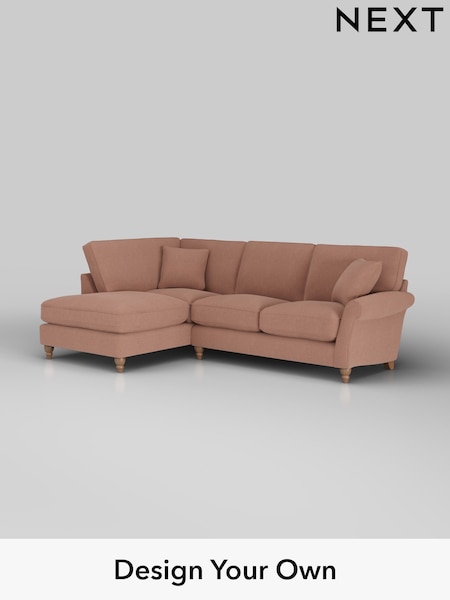 Relaxed Linen Look/Light Rust Brown Ashford Relaxed Sit (W46063) | £2,075