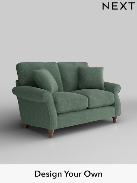 Chunky Texture/Mid Forest Green Ashford Relaxed Sit (W46075) | £1,225