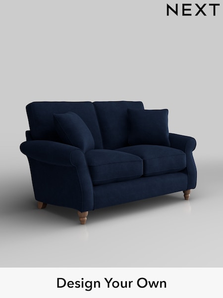 Luxe Chenille/Navy Blue Ashford Relaxed Sit (W46081) | £1,325