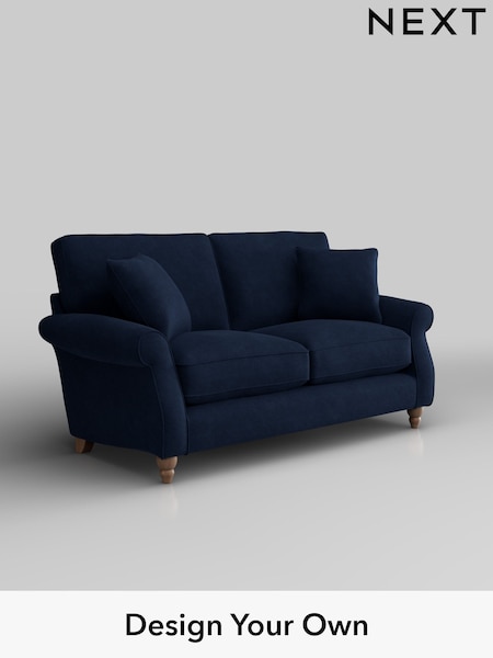 Luxe Chenille/Navy Blue Ashford Relaxed Sit (W46081) | £1,425