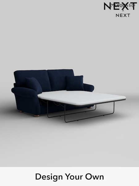Luxe Chenille/Navy Blue Ashford Relaxed Sit (W46081) | £1,725