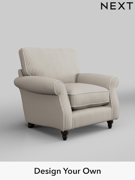 Chenille Stripe/Natural Ashford Relaxed Sit (W46086) | £925