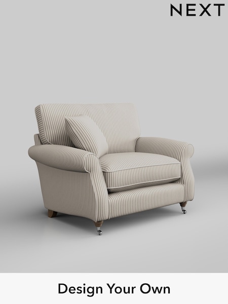 Chenille Stripe/Natural Ashford Relaxed Sit (W46086) | £1,025