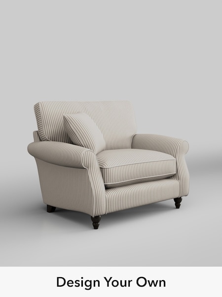 Chenille Stripe/Natural Ashford Relaxed Sit (W46086) | £1,025