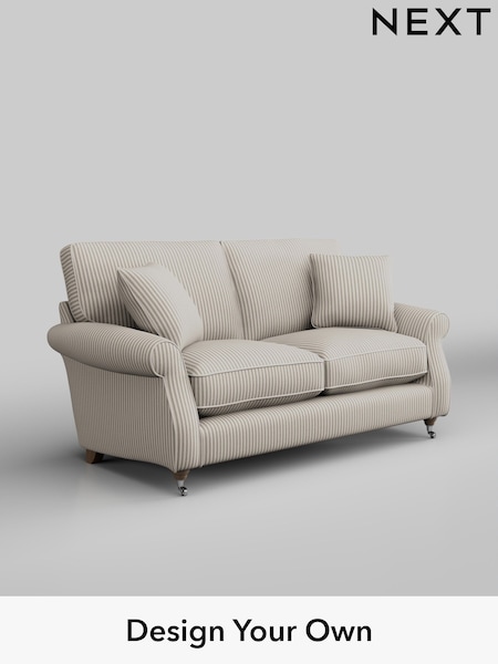 Chenille Stripe/Natural Ashford Relaxed Sit (W46086) | £1,325