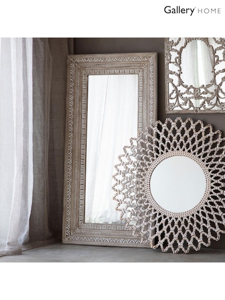 Gallery Home Natural Agarna Mirror (W46094) | £360