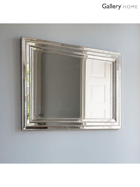 Gallery Home Silver Levington Mirror (W46095) | £126