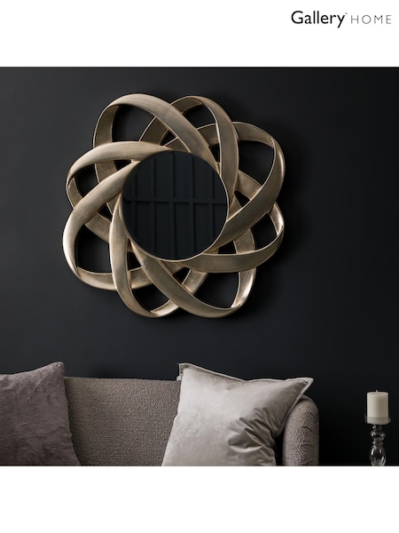 Gallery Home Silver Celestia Mirror (W46114) | £108