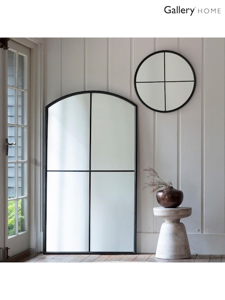 Gallery Home Black Large Fridella Mirror (W46117) | £216