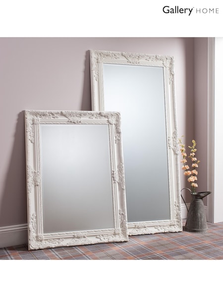 Gallery Home Cream Hampton Leaner Mirror (W46137) | £144