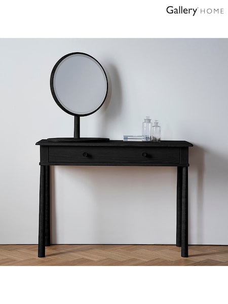 Gallery Home Black Wyland Dressing Mirror (W46141) | £144