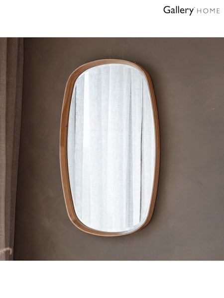 Gallery Home Light Wood Keansley Mirror (W46158) | £180
