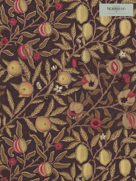 Morris & Co Fruit Wine Manilla Morris Friends A4 Wallpaper Sample (W46176) | £1