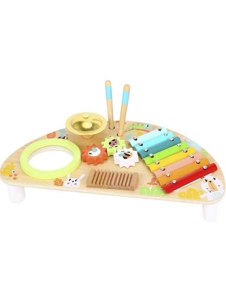 Tooky Toy Wooden Multi Function Music Centre (W46208) | £22
