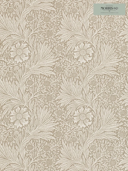 Morris & Co Marigold Linen Morris Friends A4 Wallpaper Sample (W46213) | £1
