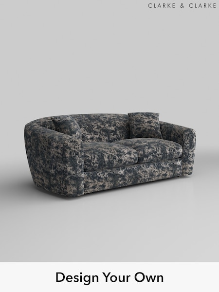 Camille/Indigo Charcoal Grey Erik By Clarke And Clarke (W46217) | £1,625
