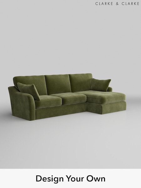 Alessia/Olive Green Freya By Clarke And Clarke (W46225) | £2,150