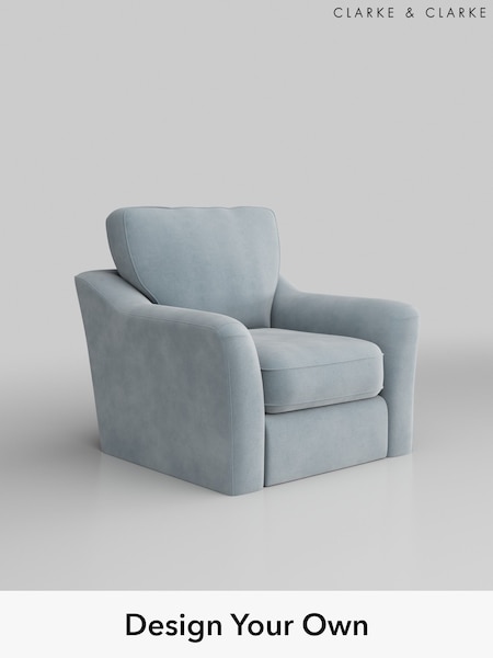 Alessia/Airforce Blue Freya By Clarke And Clarke (W46226) | £850
