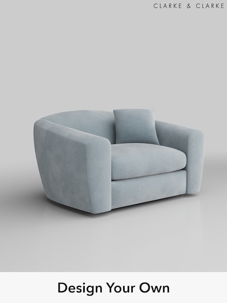 Alessia/Airforce Blue Erik By Clarke And Clarke (W46227) | £1,250