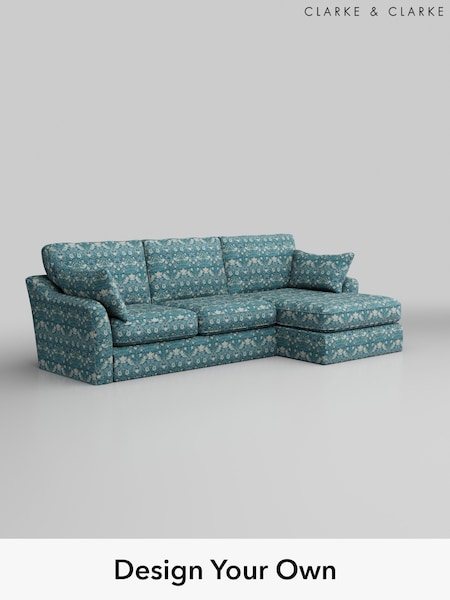 Strawberry Thief/Teal Freya By Clarke And Clarke (W46232) | £2,299