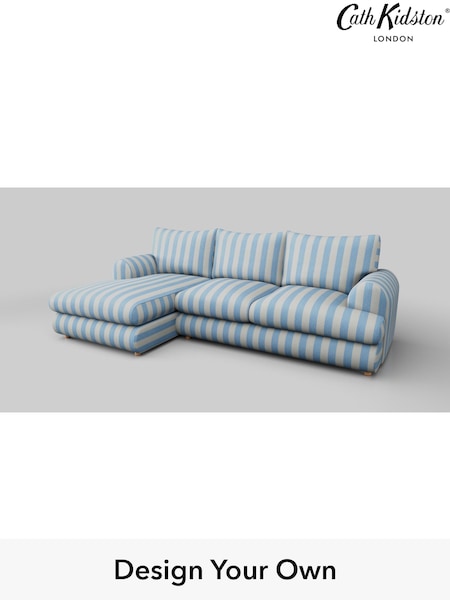 Canopy Stripe/Dreamer Blue Mallow By Cath Kidston (W46235) | £2,399