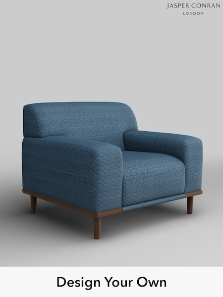 Chenille Basket Weave/Navy Blue Bamburgh By Jasper Conran (W46251) | £1,150