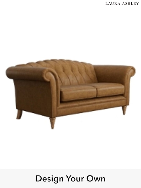 Bronington Leather/Tan Gloucester Buttoned Leather By Laura Ashley (W46287) | £2,150