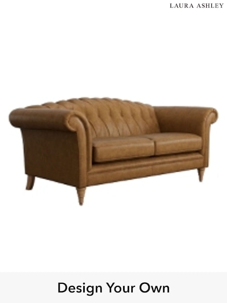 Bronington Leather/Tan Gloucester Buttoned Leather By Laura Ashley (W46287) | £2,250