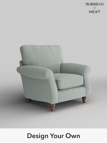 Burford by Morris and Co/Mineral Blue Ashford (W46290) | £875