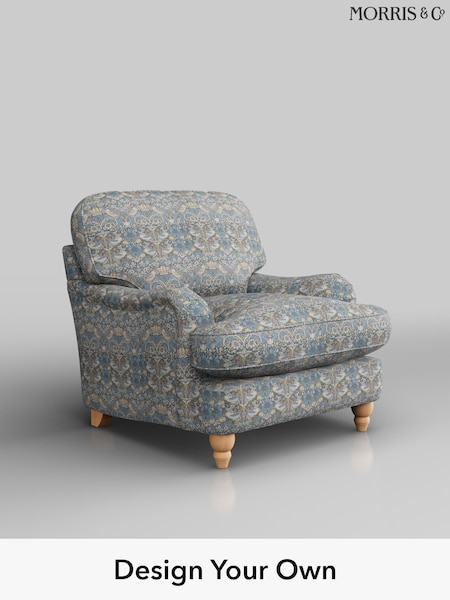 WM Strawberry Thief by Clarke and Clarke /Slate Grey Blush Maycott By Morris And Co (W46301) | £899